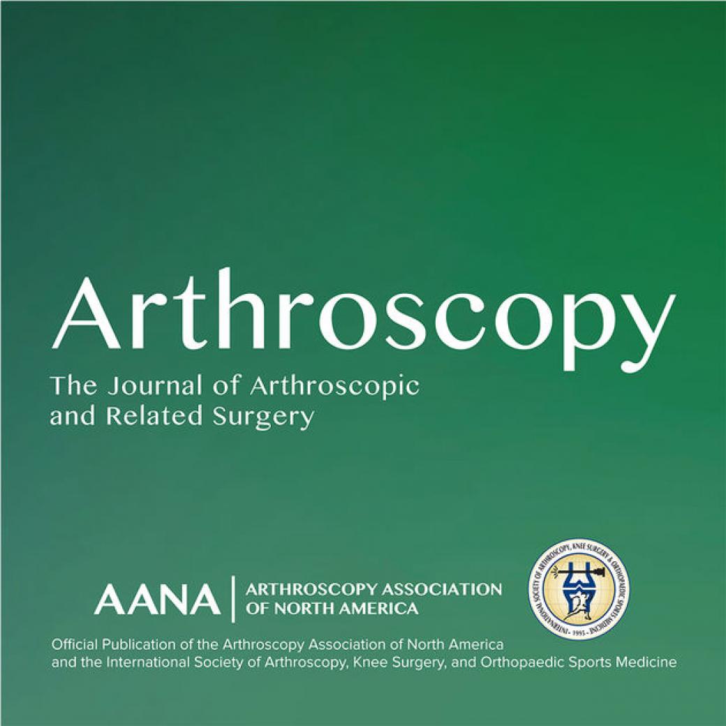 Dr. T. Sean Lynch RunnerUp for Arthroscopy's Clinical Research Award