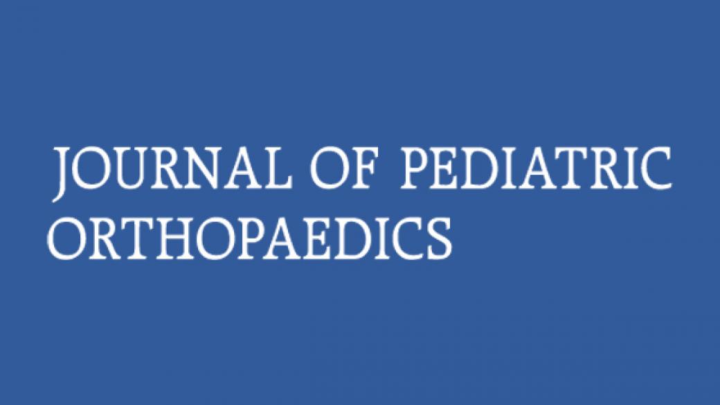 Peds Ortho Team Publish Multicenter Study in Journal of Pediatric