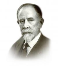 Black and white photo of Dr. Russell A. Hibbs
