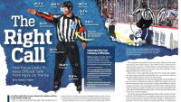 Image of The Right Call article in the January/February 2023 edition of USA Hockey Magazine